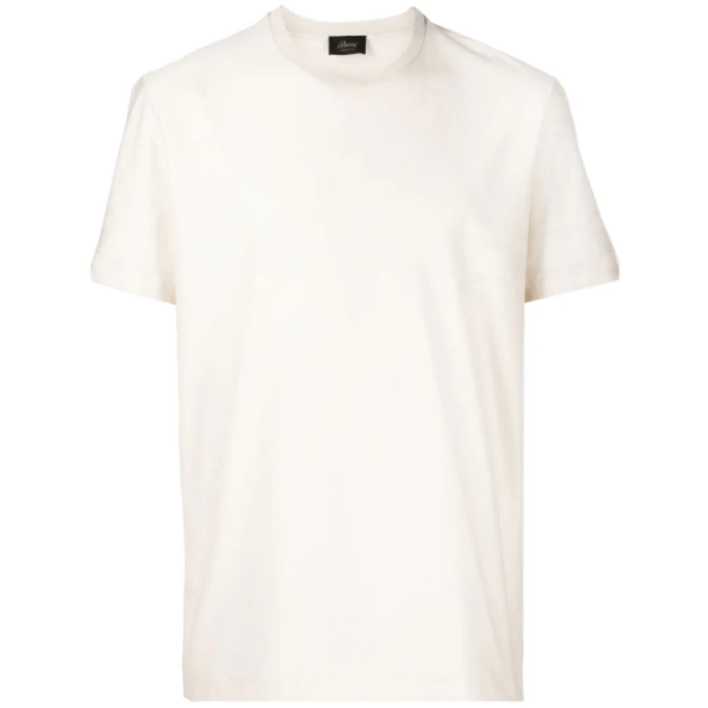 Brioni - Tops > T-Shirts - Beige - Brioni - Modalova
