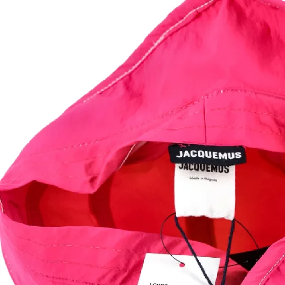 Jacquemus Pre-owned Nylon hats Pink Dames