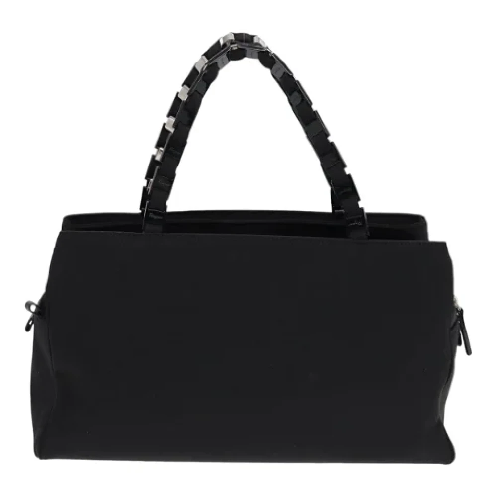 Salvatore Ferragamo Pre-owned Nylon handbags Black Dames