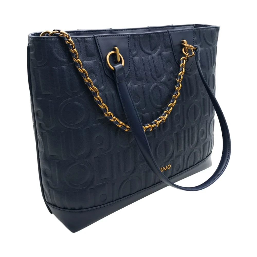 Liu Jo Winkel tas met decoratieve ketting Blue Dames