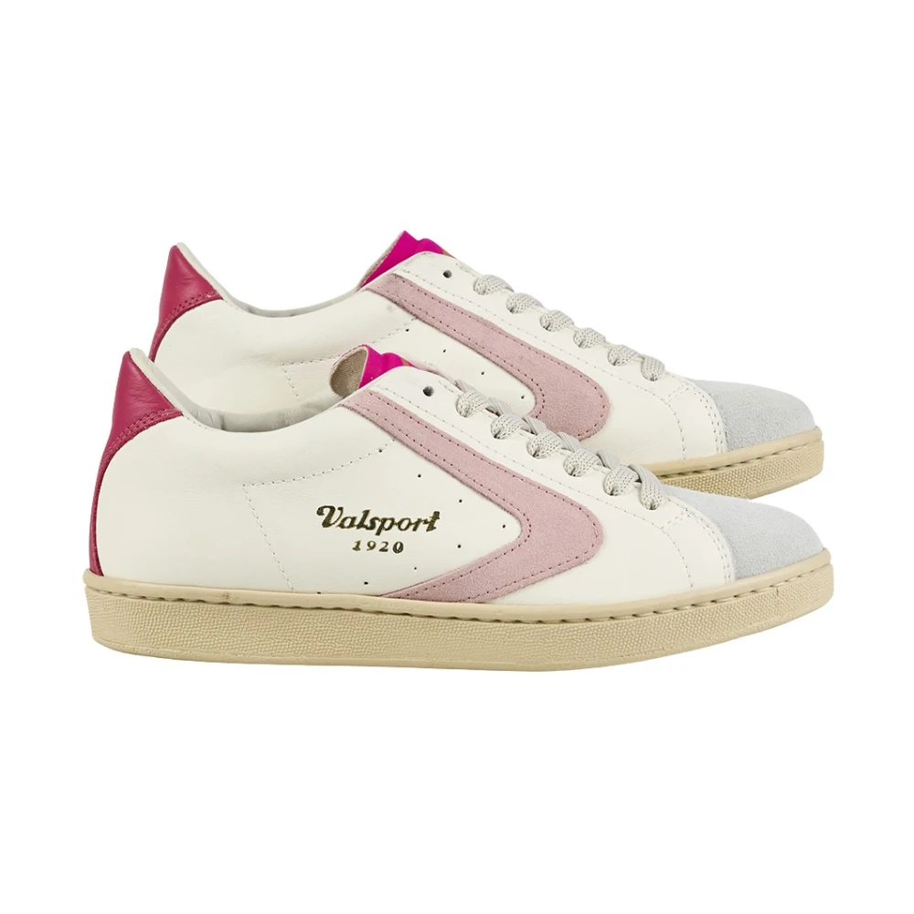 Valsport 1920 Gepolsterde Tong Bianco Rosa Sneakers Dames Schoenen Veelkleurig Multicolor