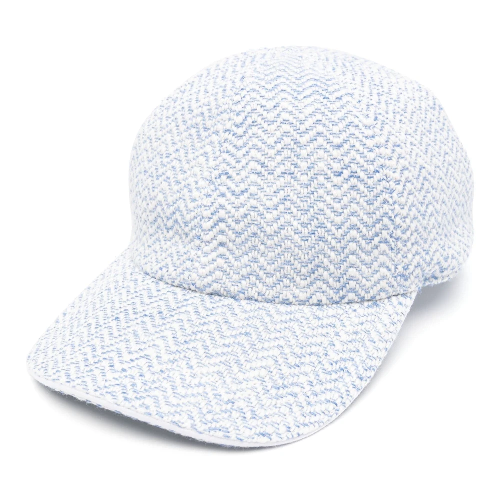 Eleventy Blue Hats & Caps, Female, S, Interlock-Weave Baseball Cap