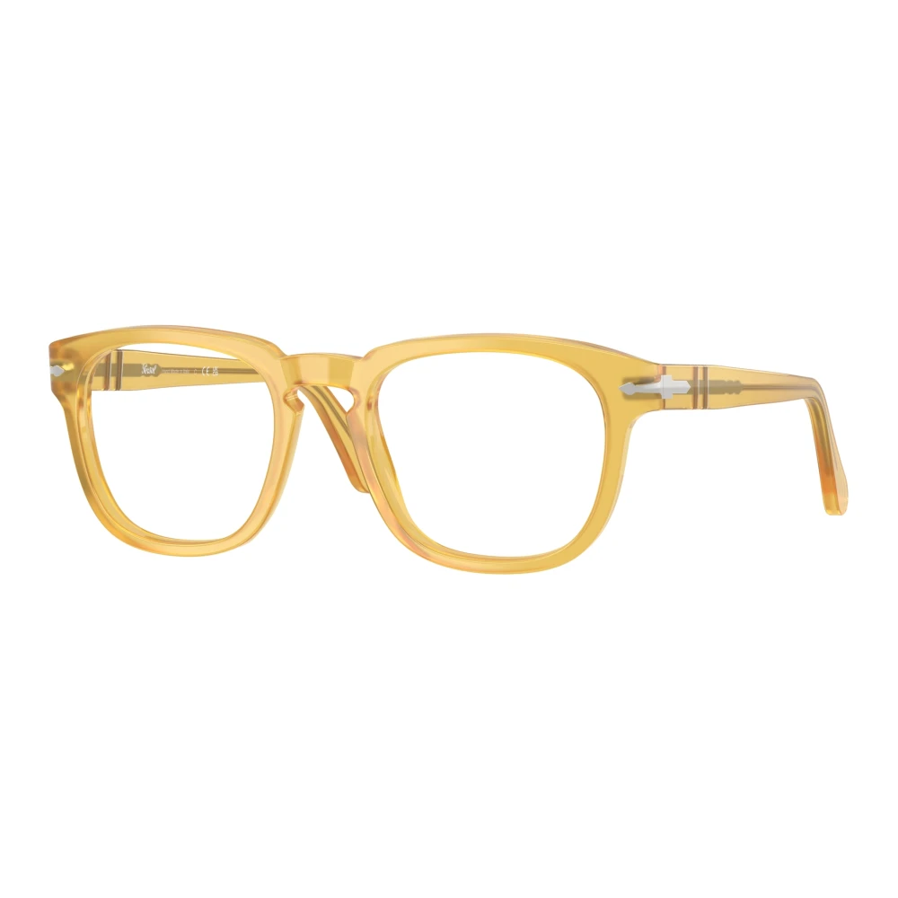 Persol Unisex Yellow Glasses, 50 Mm, Stylish Eyeglasses In Color 204