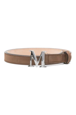 M Logo Buckle Belt