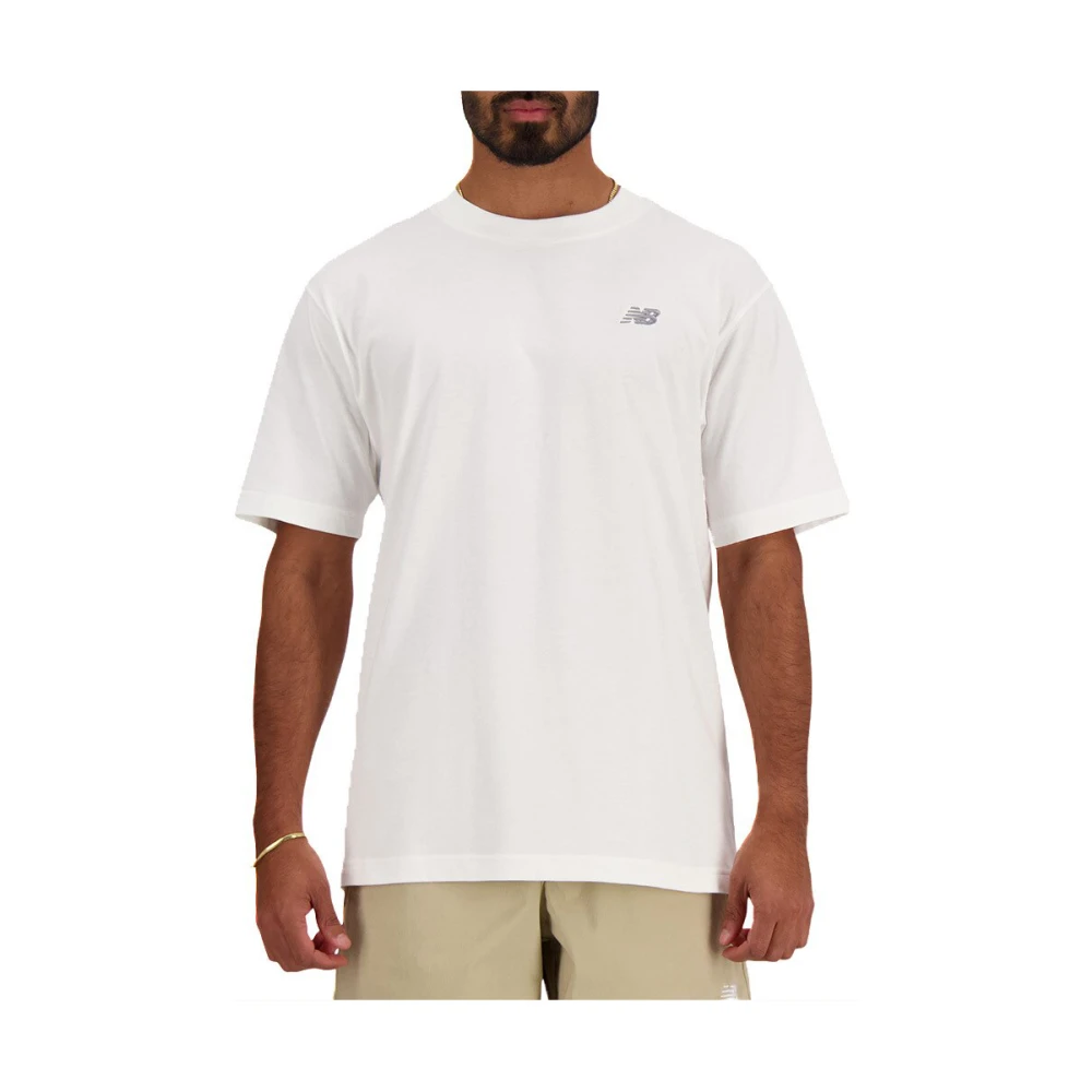 New Balance Herr T-shirt Vår/Sommar Kollektion 100% Bomull White, Herr