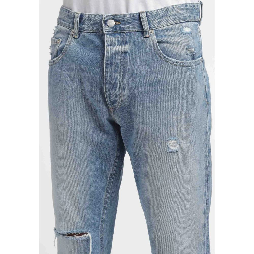 Icon Denim Straight Jeans Blue Heren