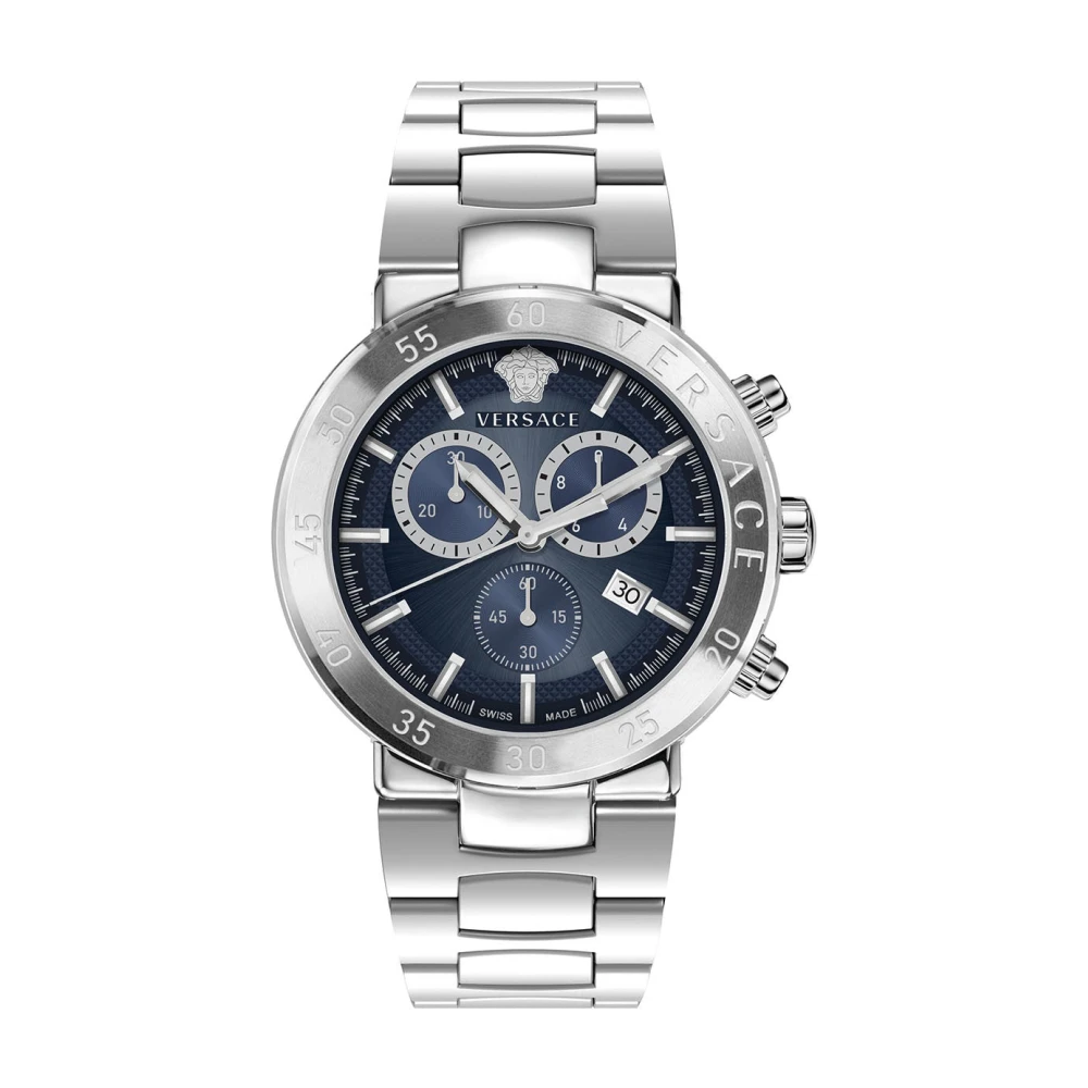Versace Men's Blue Watches, One Size, Chronograph Urban Mystique Watch