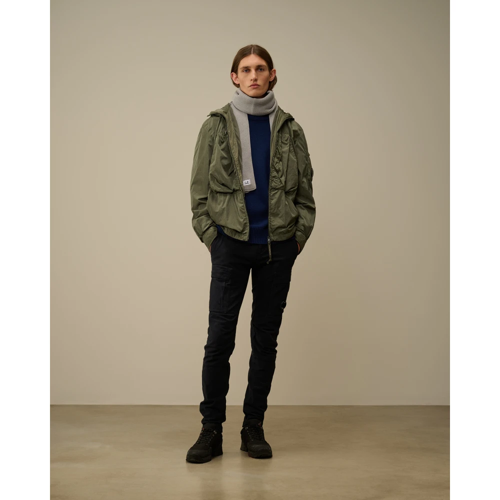 C.P. Company Hooded Shirt Jacket Green Heren
