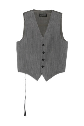 gris-rayures-col-en-v-sans-manches-vetements-dexterieur