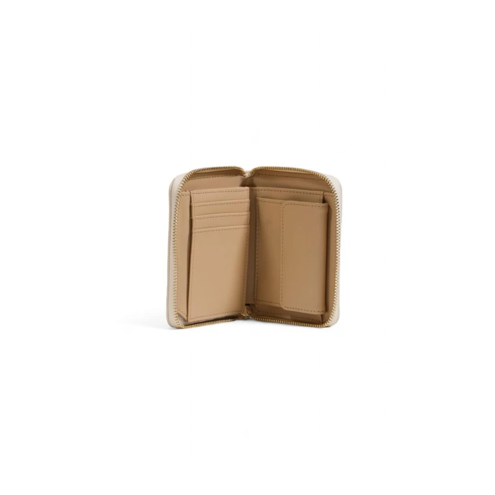 Love Moschino Veilige Sluiting Polyethyleen Damesportemonnee Beige Dames