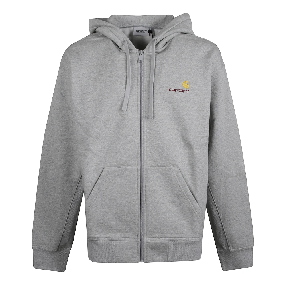 Carhartt Wip Men's Gray American Script Hoodie