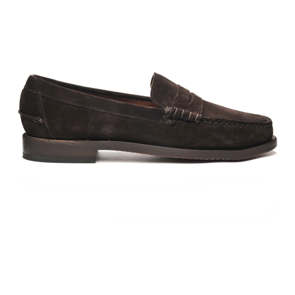 Sebago Mörkbruna Penny Loafers Brown, Herr