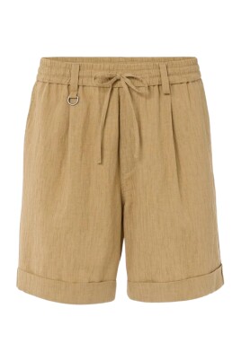 camel-bermuda-with-elastic-belt