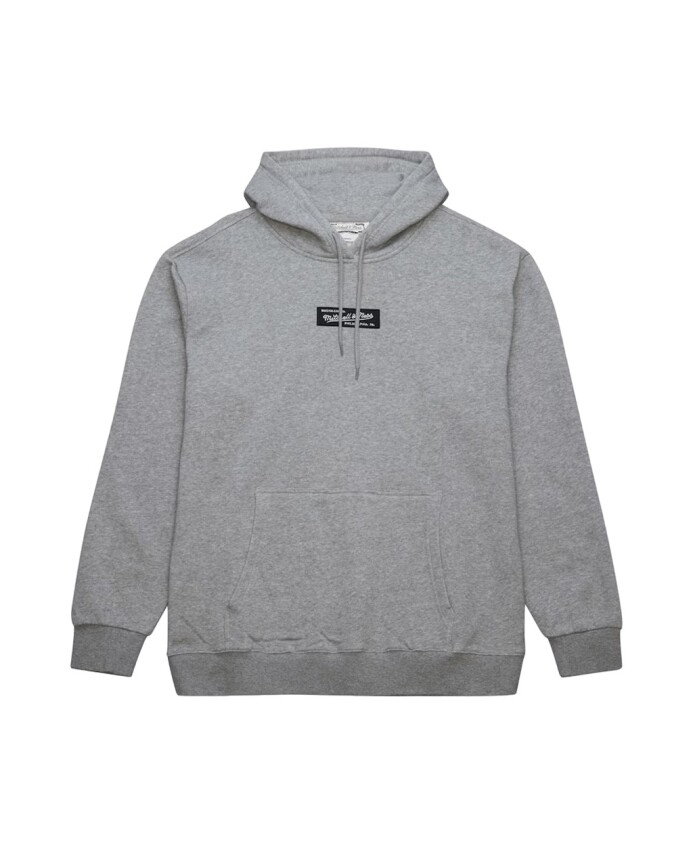 sweat-a-capuche-classique-gris-heather-logo