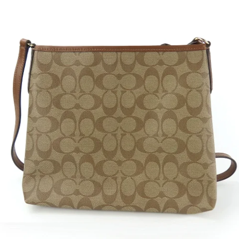 Coach Pre-owned Leather shoulder-bags Brown Dames