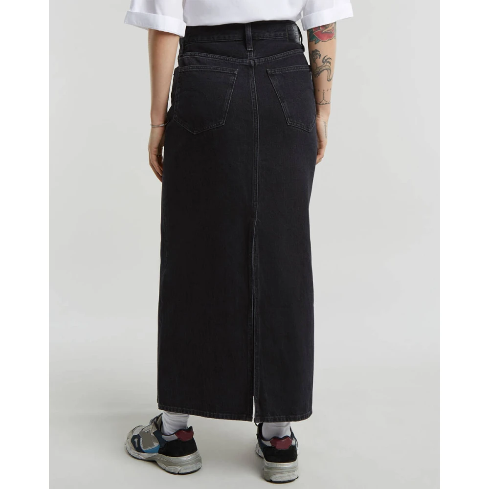 G-Star Viktoria Lange Rok Black Dames
