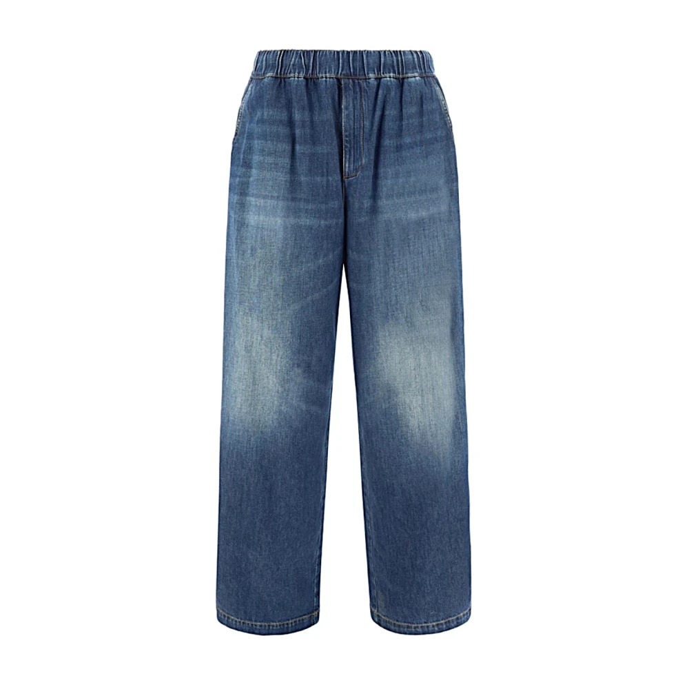 Valentino Klassieke Denim Jeans voor Dagelijks Gebruik Blue Heren