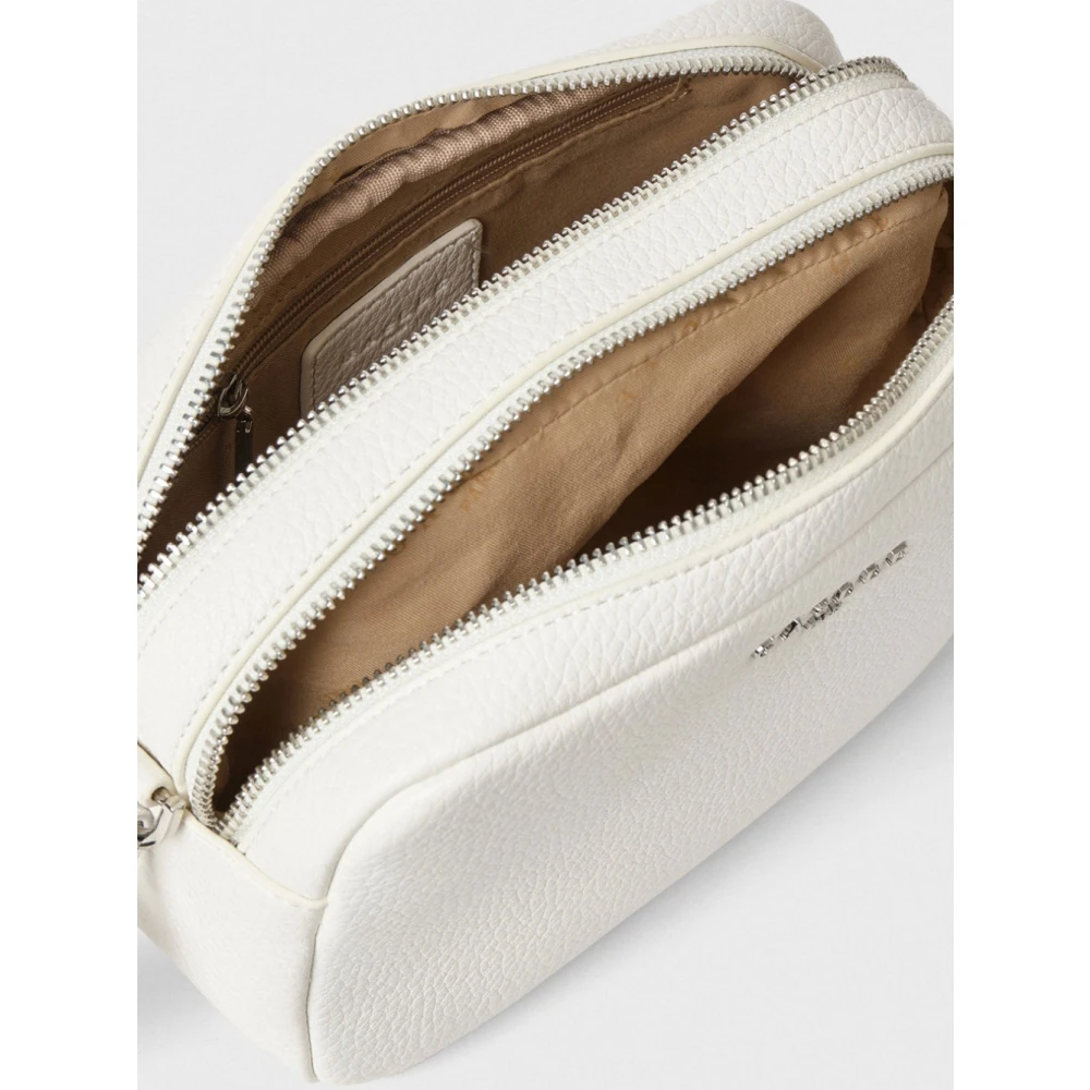 Gaëlle Paris Ivoor Schoudertas met Logodetail Beige Dames