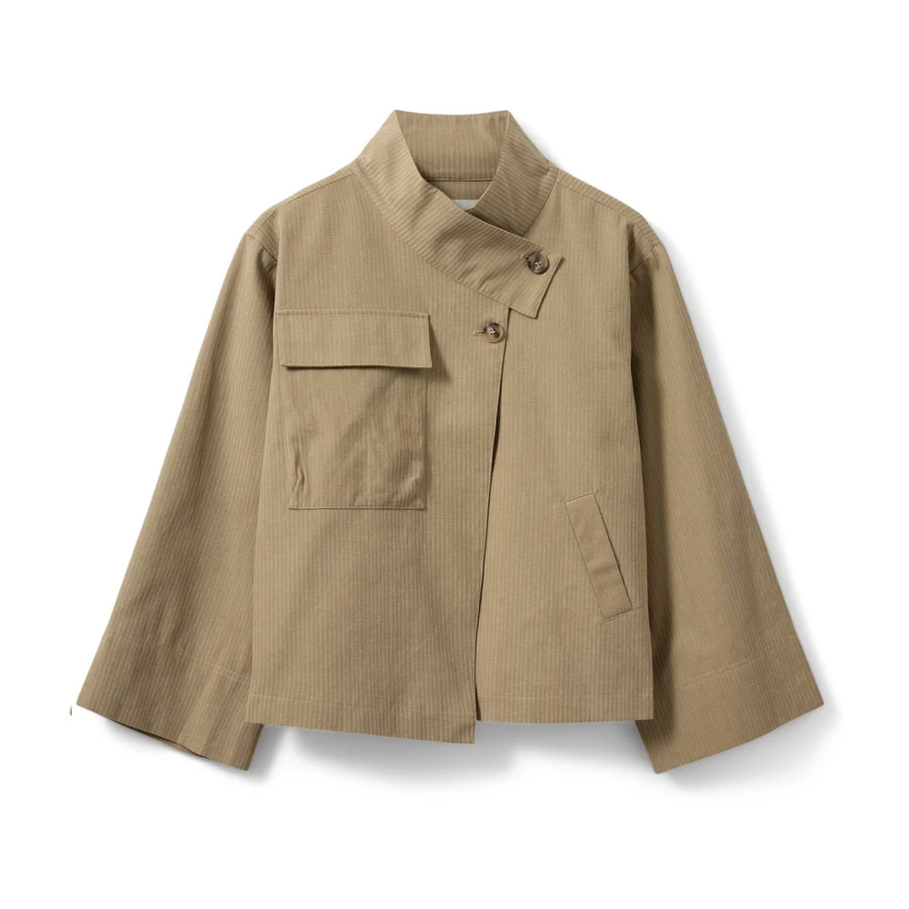 Sofie Schnoor Stijlvolle Finleysw Jas Licht Camel Brown Dames
