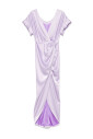lilac-purple-v-neck-dress-with-draped-detailing