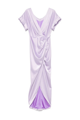 lilac-purple-v-neck-dress-with-draped-detailing