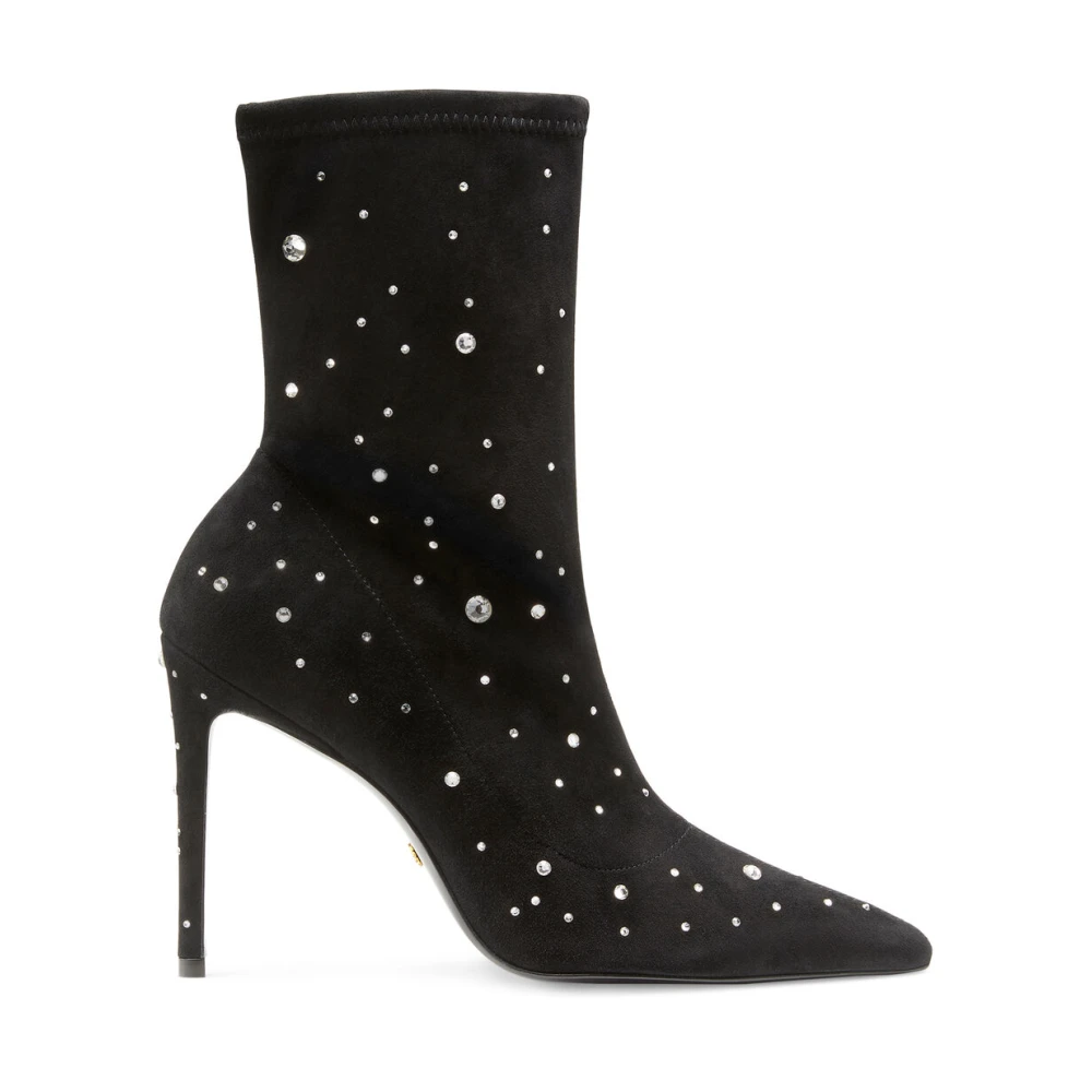 Stuart Weitzman Cosmic 100 Bootie Klackstövlar Black, Dam