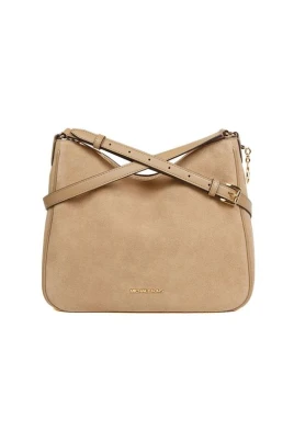 Nayla Medium Pebbled Leather Messenger Bag