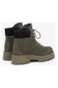 bottines-a-lacets-vert-fonce