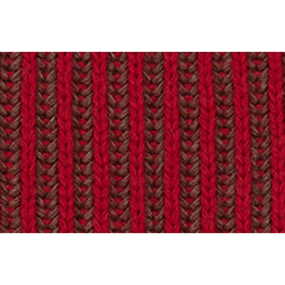 Gallo Visser's Rib Mock-Neck Sweater Multicolor Heren