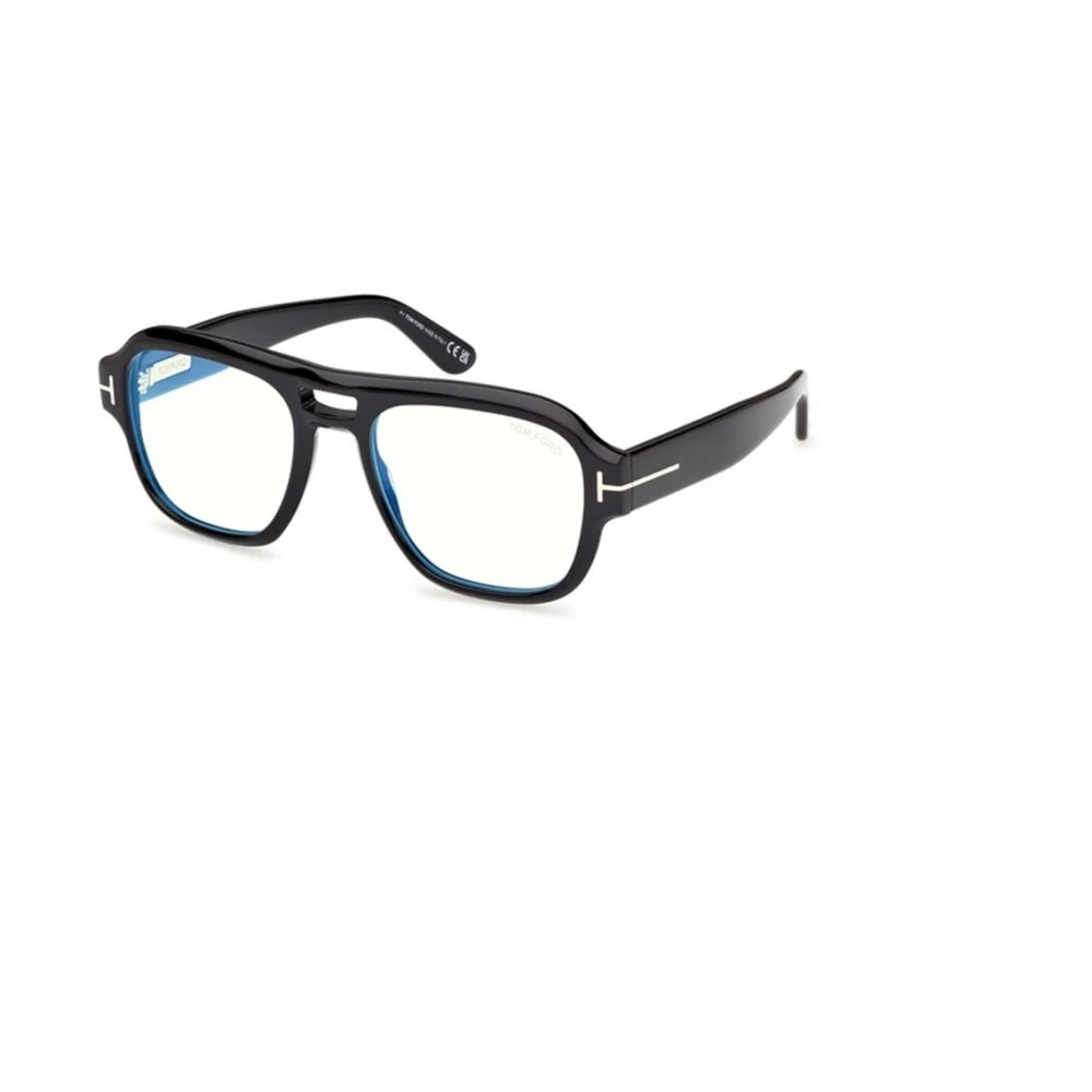 Tom Ford Men's Black Glasses, 54 Mm, Aviator Optical Frame