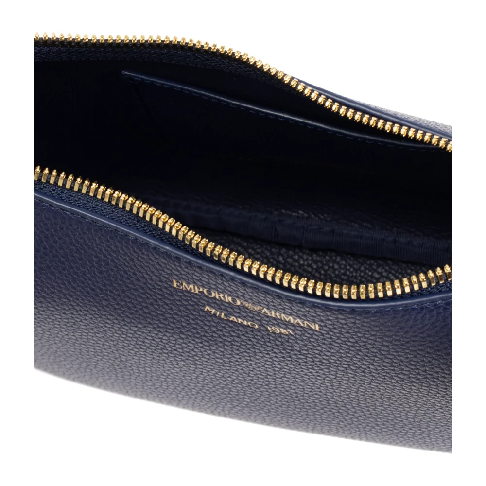 Emporio Armani Schoudertas met bedrukt logo Blue Dames
