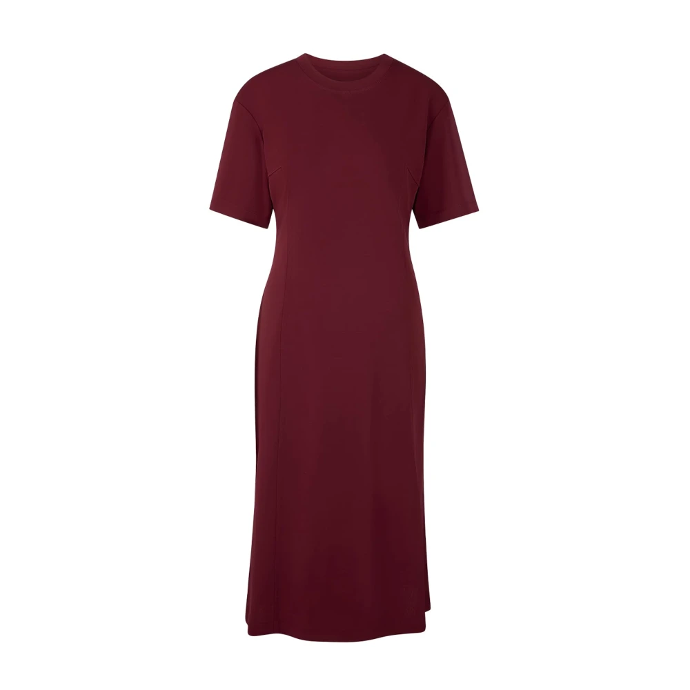 Marc Cain Women's Red Midi Dresses, Xs, Slit Midi Dress
