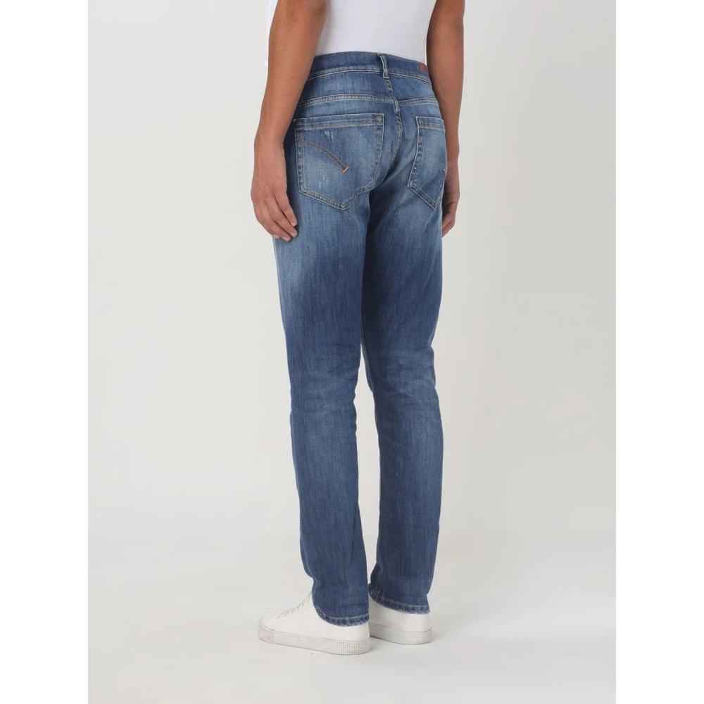 Dondup George Denim Distressed Broek Blue Heren