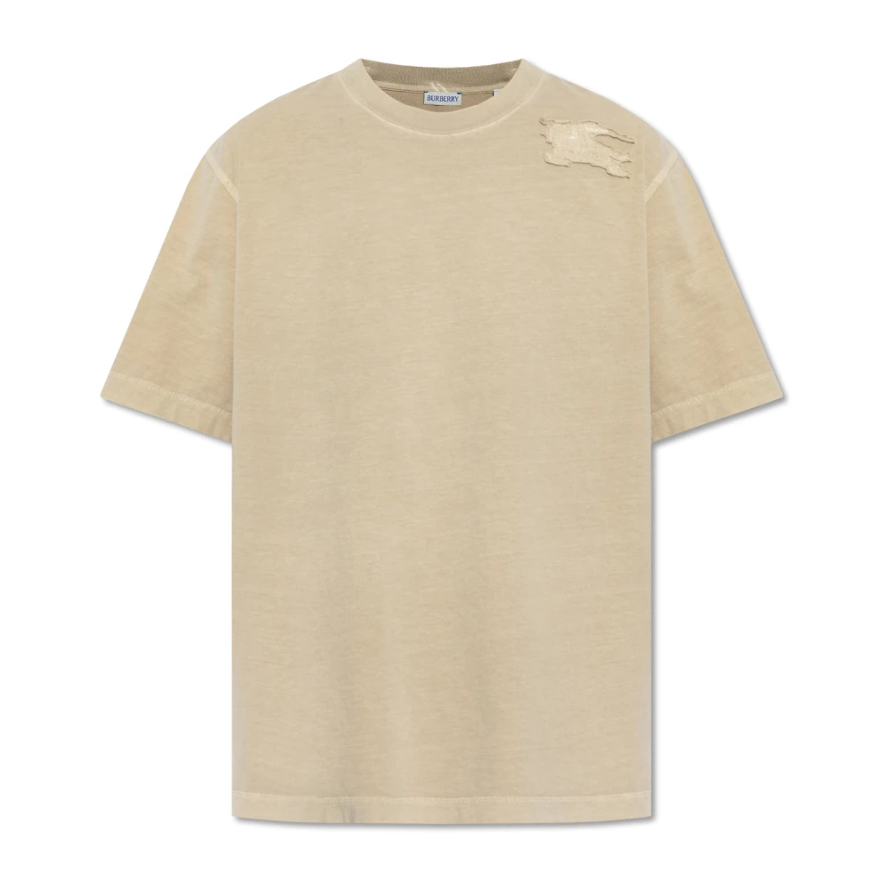 Burberry T-shirt med lapp Beige, Herr