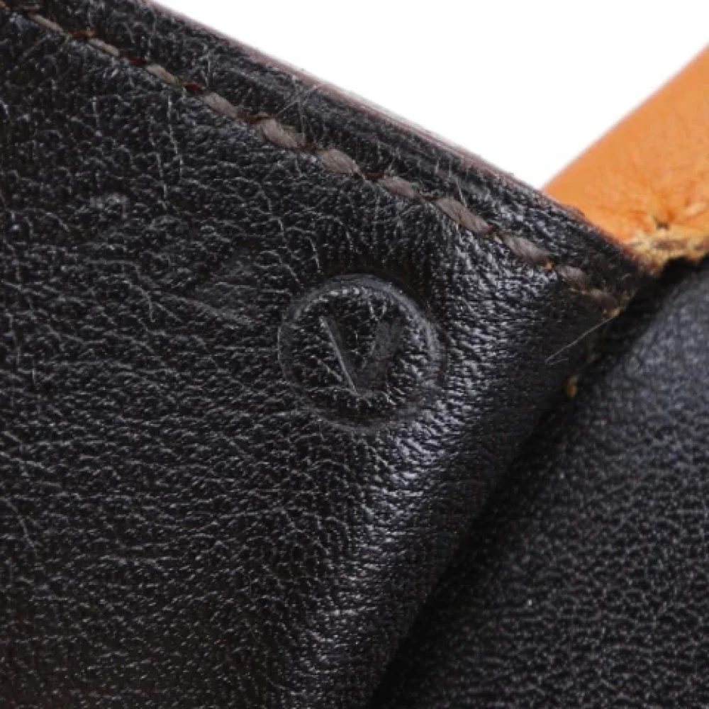 Hermès Vintage Pre-owned Leather shoulder-bags Black Dames