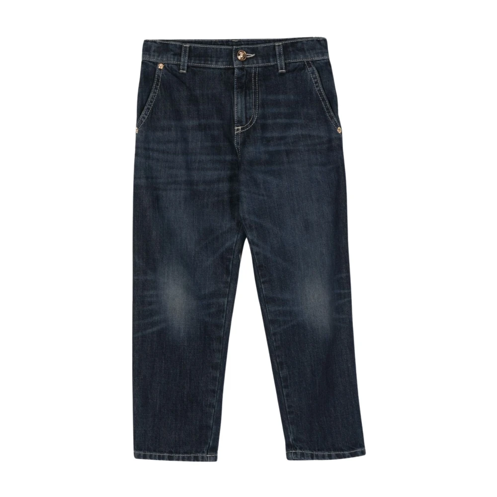 Versace Cropped Jeans Blue, Pojke