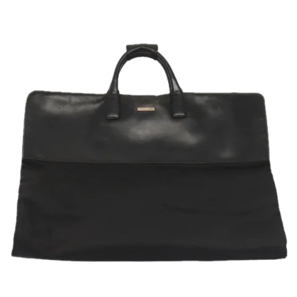 Gucci Vintage Pre-owned Nylon travel-bags Black Dames