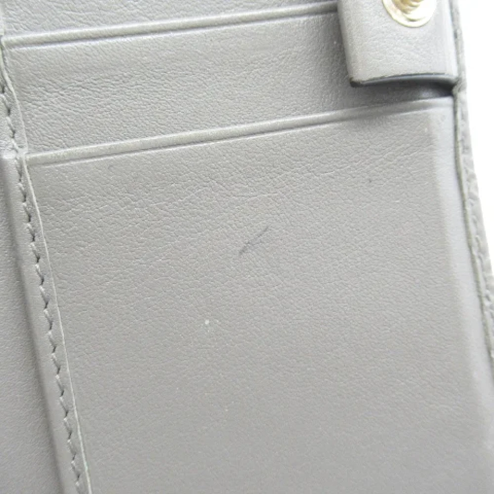 Gucci Vintage Pre-owned Leather wallets Gray Dames