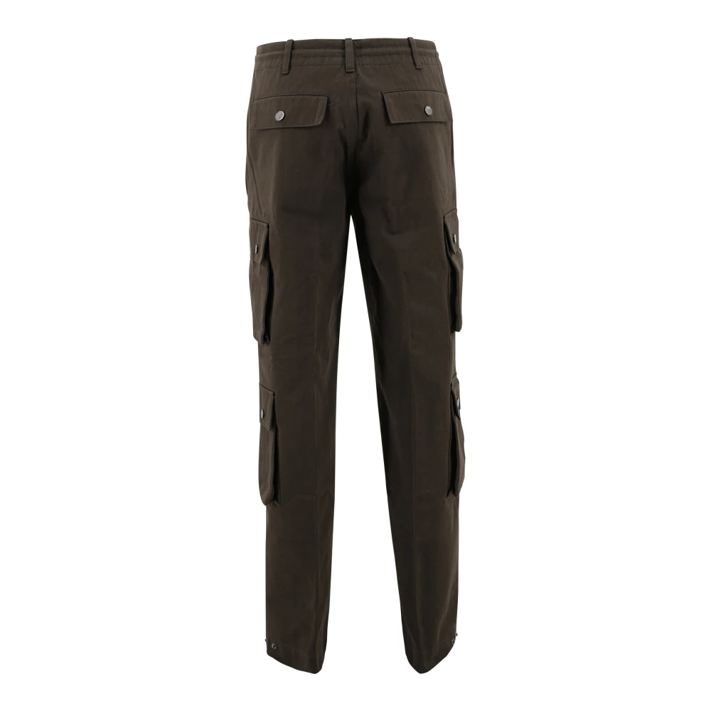 P.a.r.o.s.h. Geëmbosseerde Katoenen Cargo Broek Bruin Brown Dames
