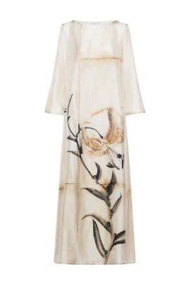 Aloe Silk Dress