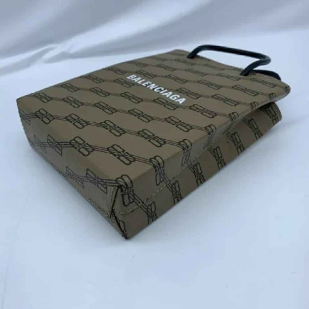 Balenciaga Vintage Pre-owned Fabric balenciaga-bags Beige Dames