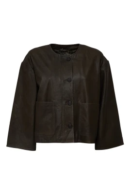 Crewneck Boxy Jacket