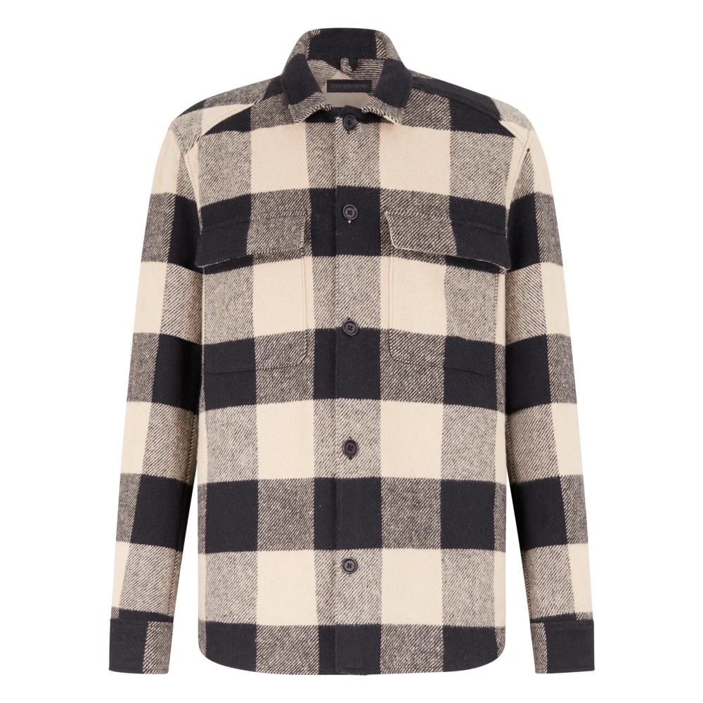 drykorn Heren Overshirt Zwart Shirt Multicolor Heren