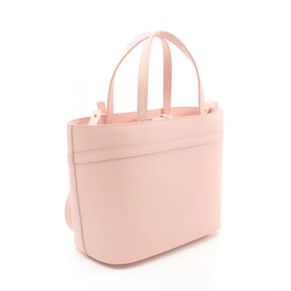 Salvatore Ferragamo Pre-owned Leather totes Pink Dames