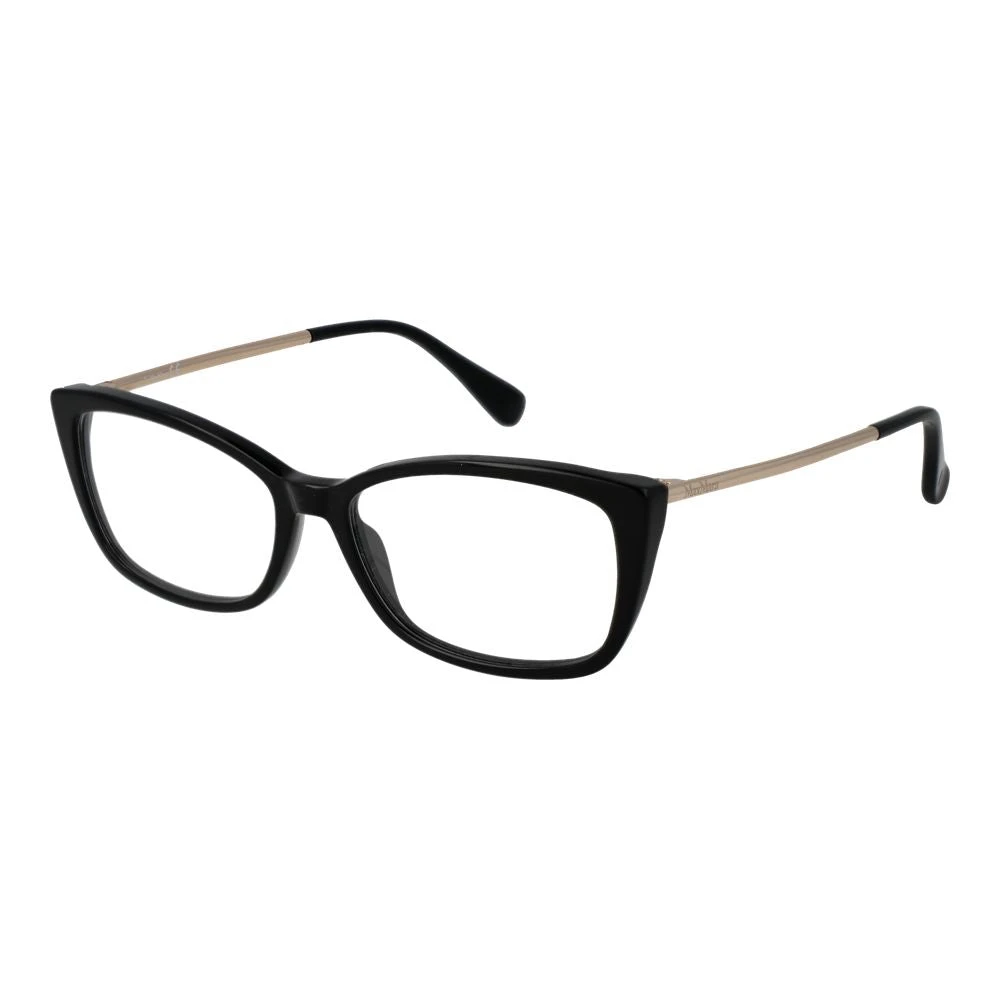 Max Mara Women's Black Optical Frames Rectangle Style - Glasses - One Size - Accessories