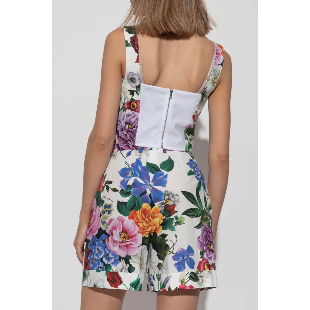 Dolce & Gabbana Bloemenmotief top Multicolor Dames