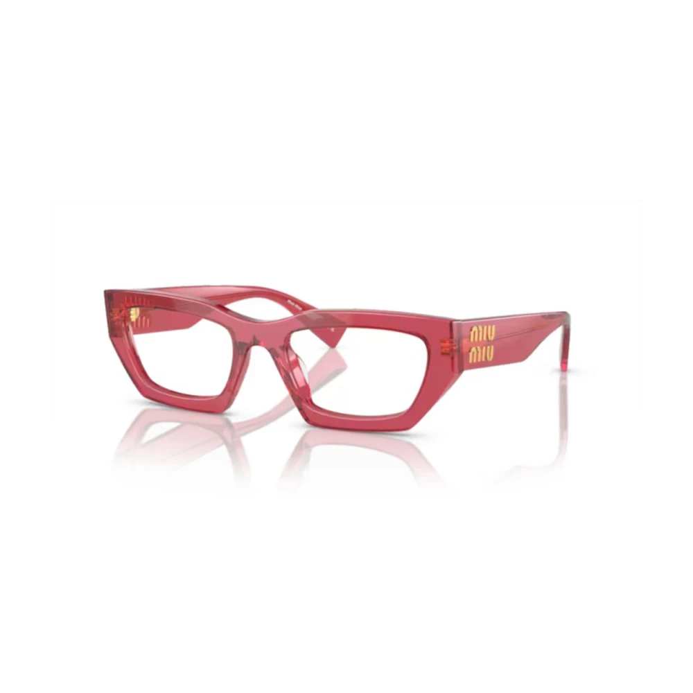 Miu Vista Stijlvolle Zonnebril Red Unisex