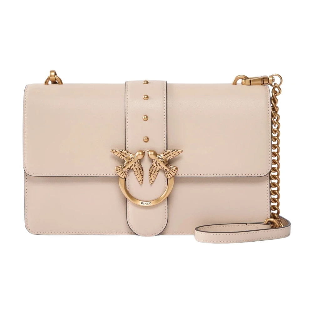 Pinko Women's Beige Love One Classic - Shoulder Bags - One Size - Bags