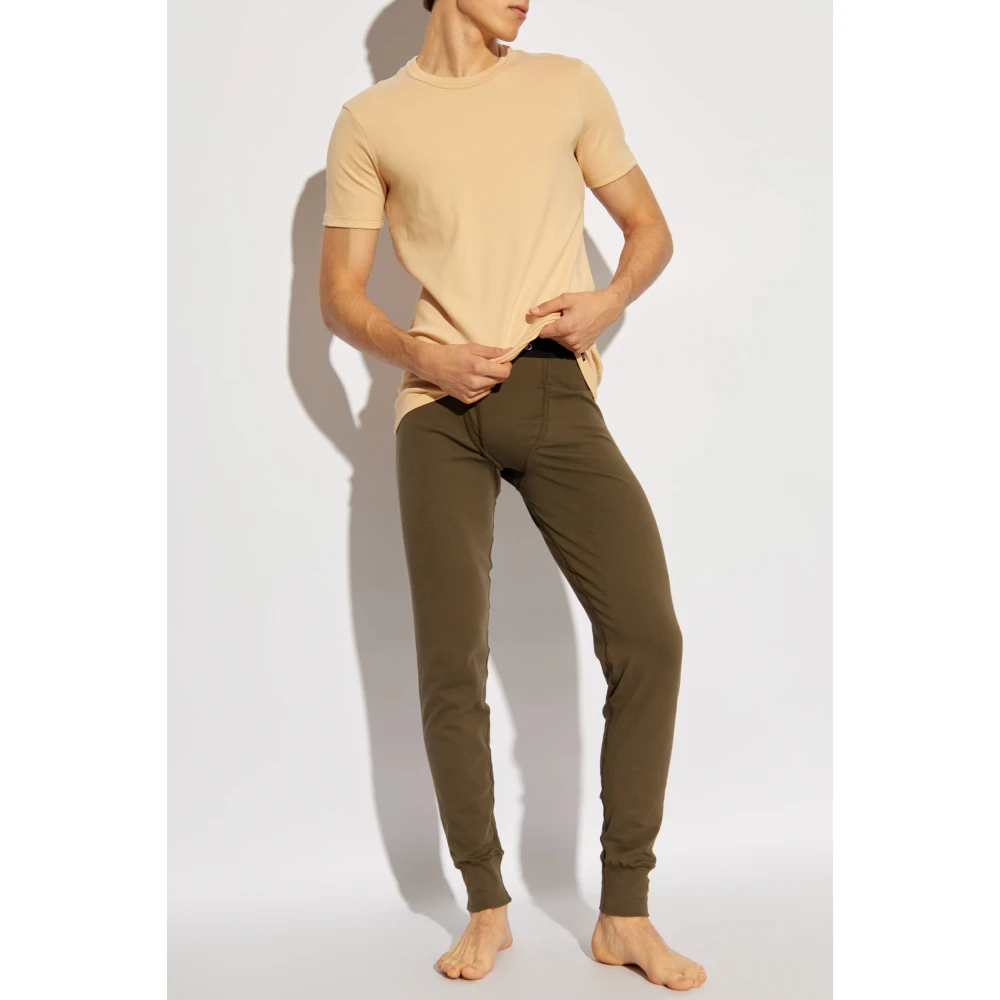 Tom Ford T-shirt uit de 'Underwear' collectie Beige Heren