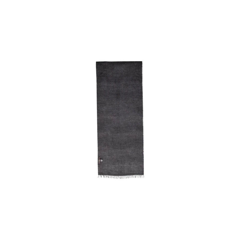 Alviero Martini 1a Classe Grijze Wollen Blend Sjaal Model Gray Dames